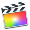 Final cut logo, a rainbow film clapper board